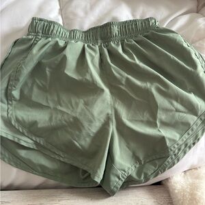 Nike Women's Sage Green Athletic Shorts